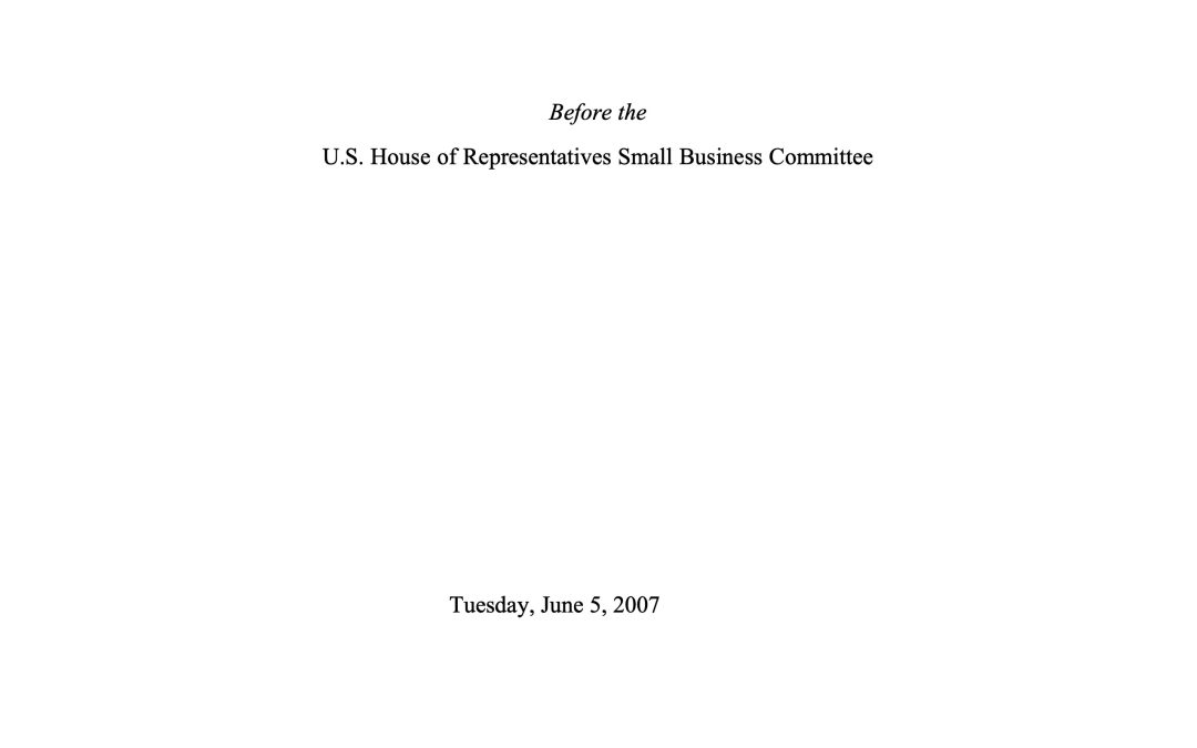 Director Hal S. Scott testifies on Sarbanes-Oxley 404