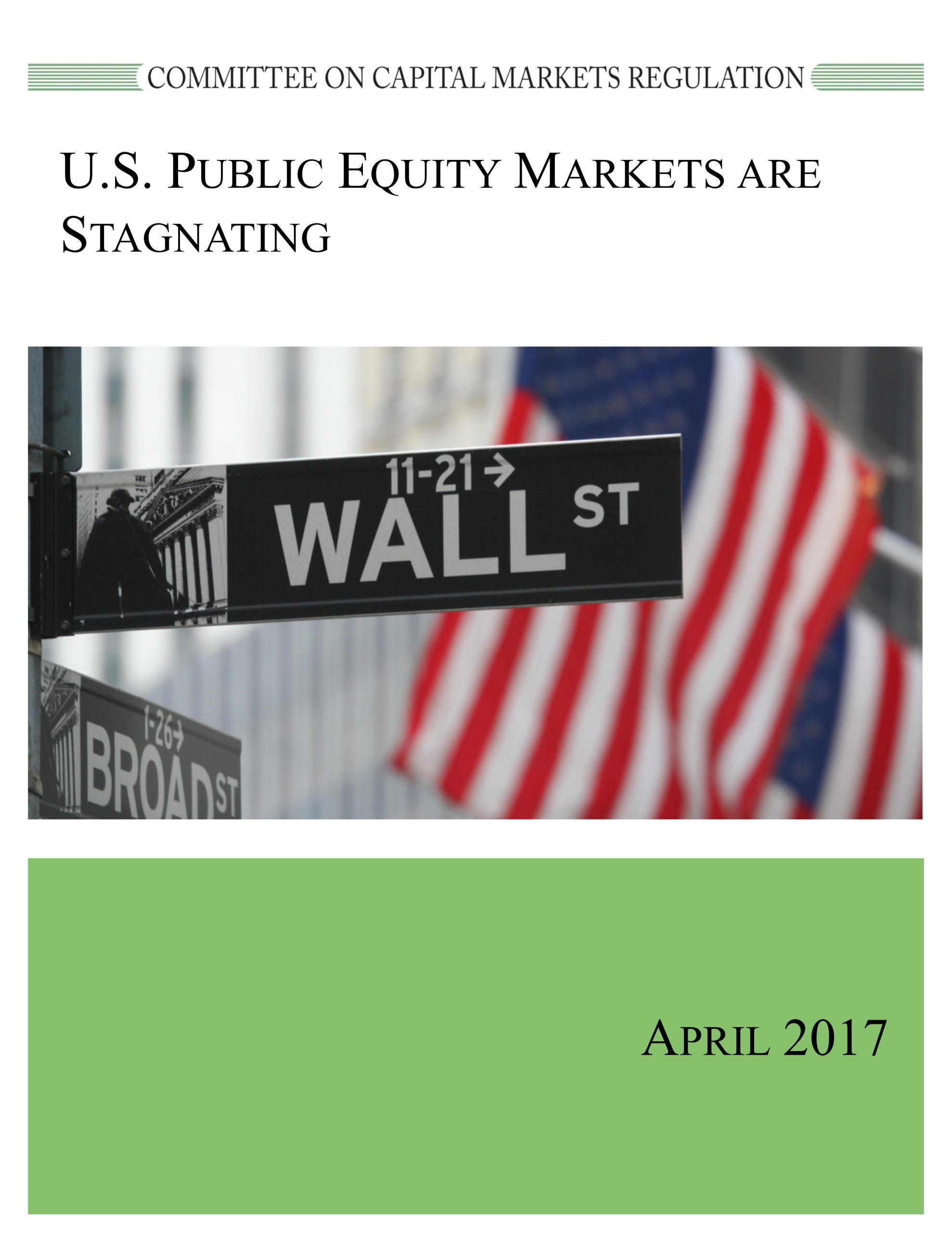 Report: US Public Equity Markets are Stagnating