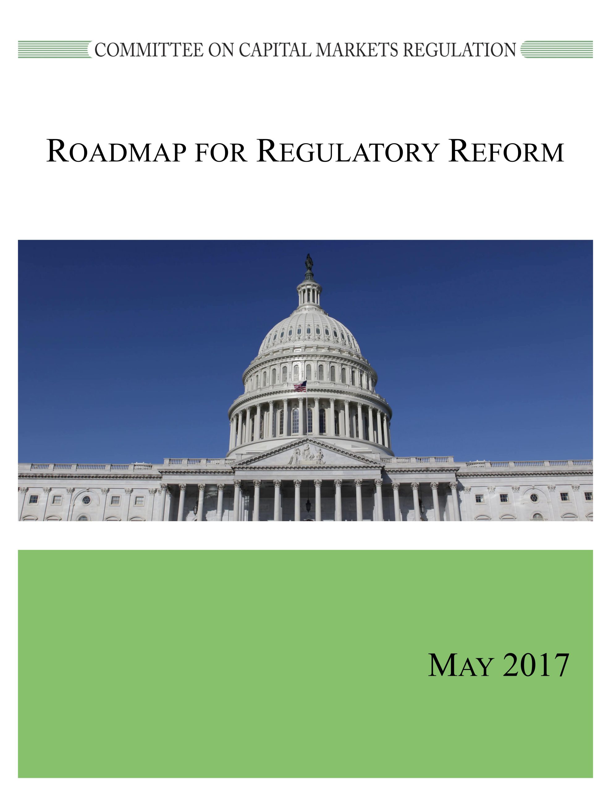 Report: Roadmap for Regulatory Reform