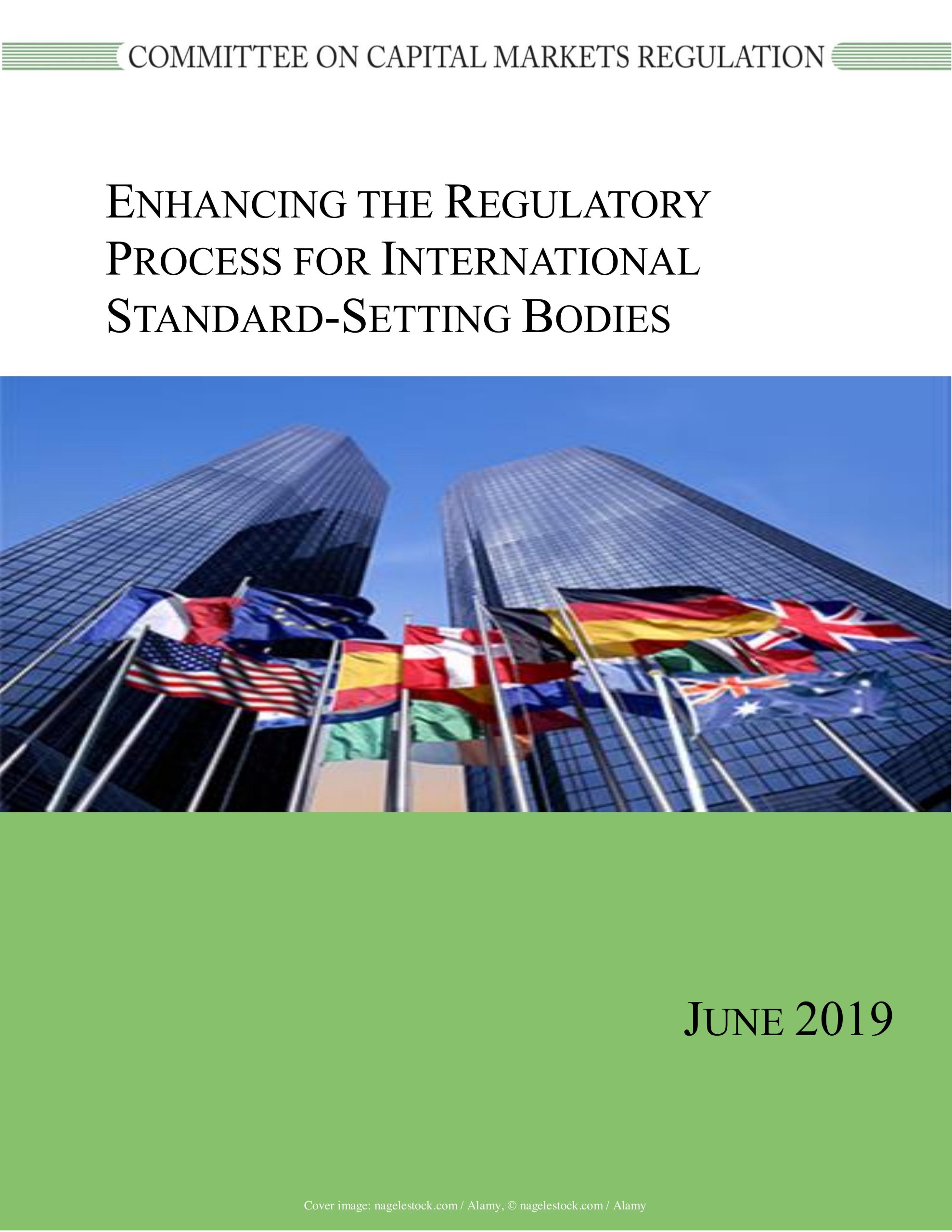 Report: Enhancing the Regulatory Process for International Standard-Setting Bodies