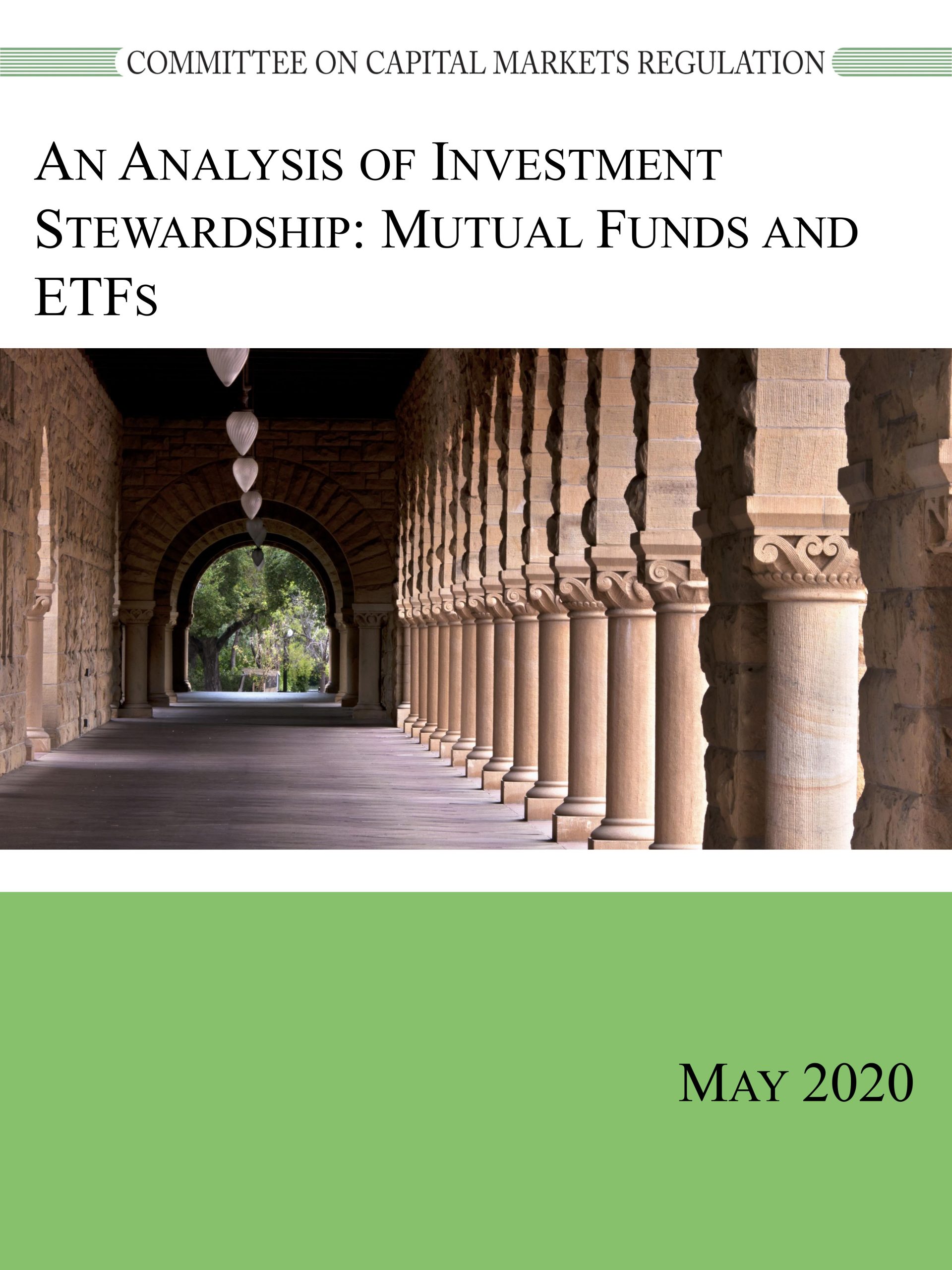 Report: An Analysis of Investment Stewardship: Mutual Funds and ETFs