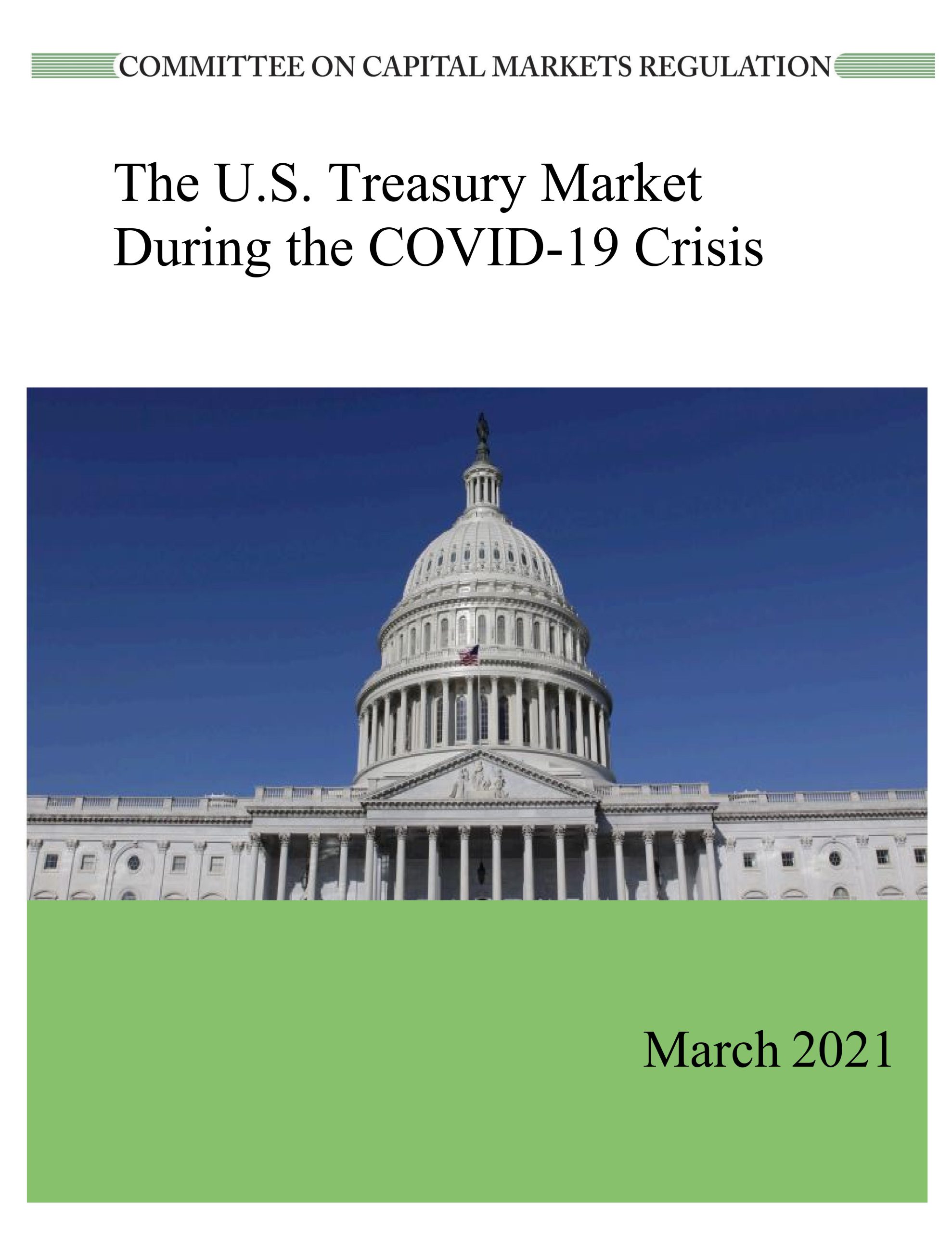 Report: UST Market During Covid Crisis