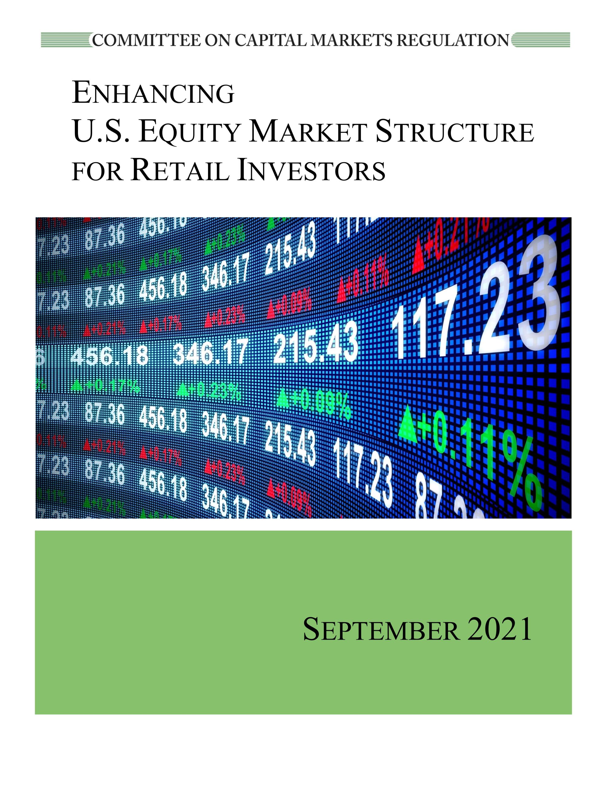 Report: Enhancing U.S. Equity Market Structure for Retail Investors