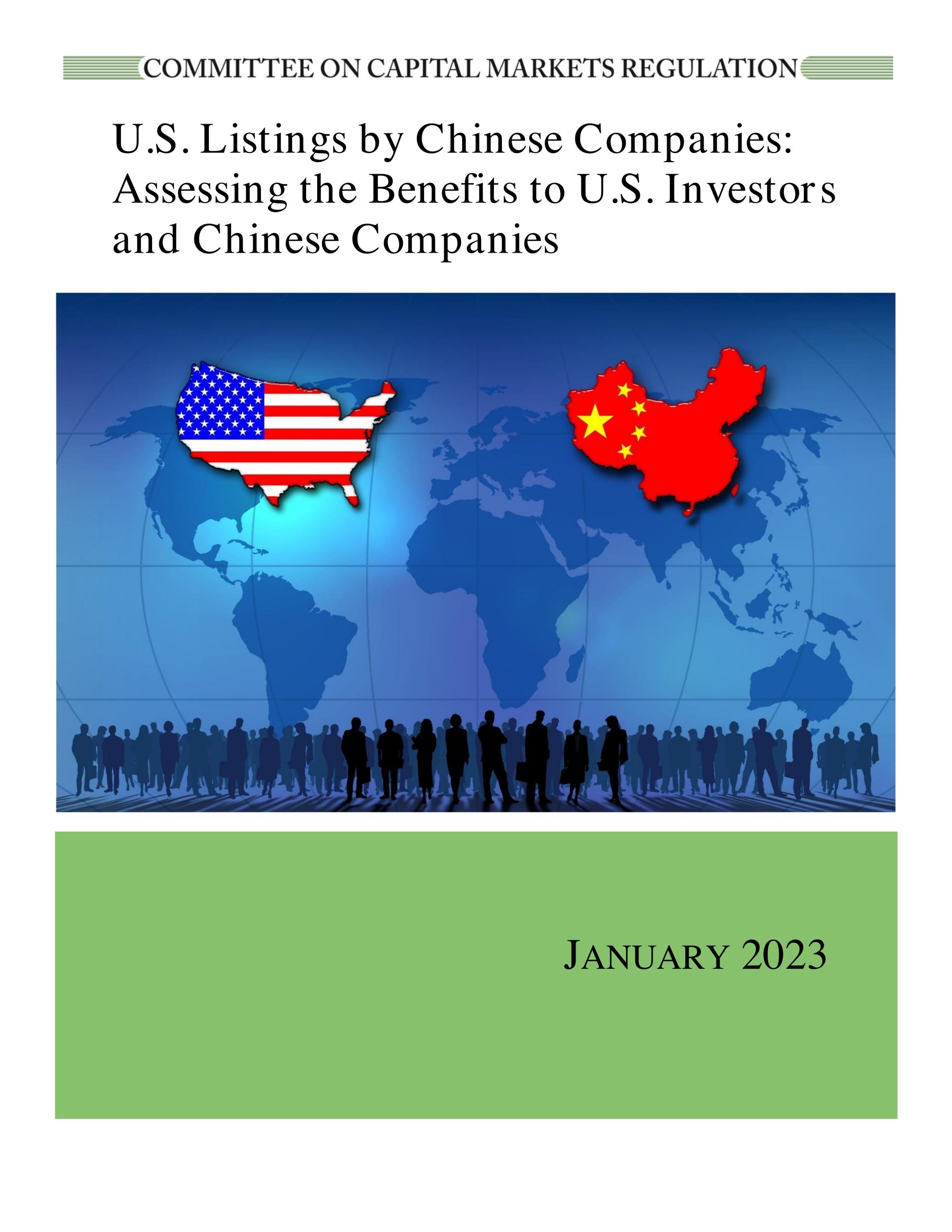 Report on U.S. Listings by Chinese Companies